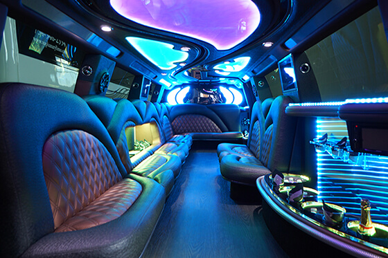 party bus interiors