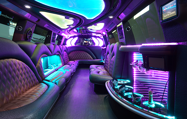 Columbus limo rentals interiors